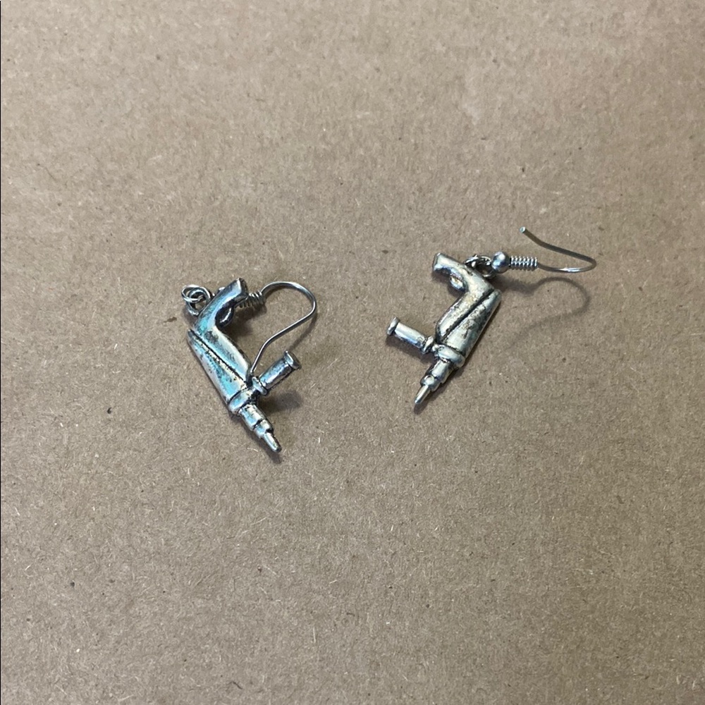 Silver Earrings with Unique Design